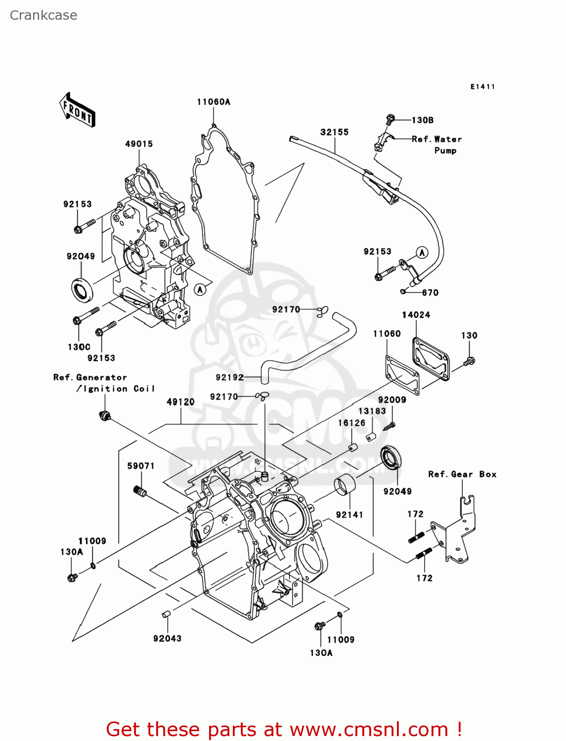 Kawasaki BOLT-FLANGED 130AB0812 Kawasaki BOLT-FLANGED 130AB0812