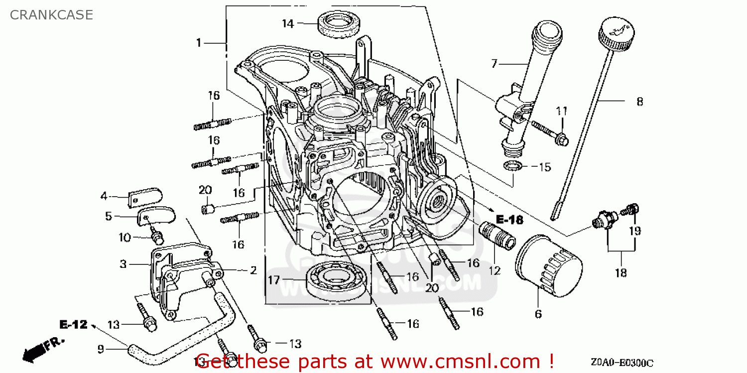 15400PLMA01 Oil Filter Cartridge Honda buy the 15400PLMA01 at CMSNL