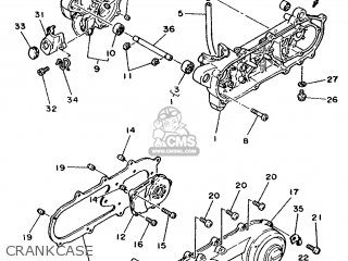 (1NTE545109) GASKET, CRANKCASE COVER 1 (1NTE545109) GASKET, CRANKCASE COVER 1