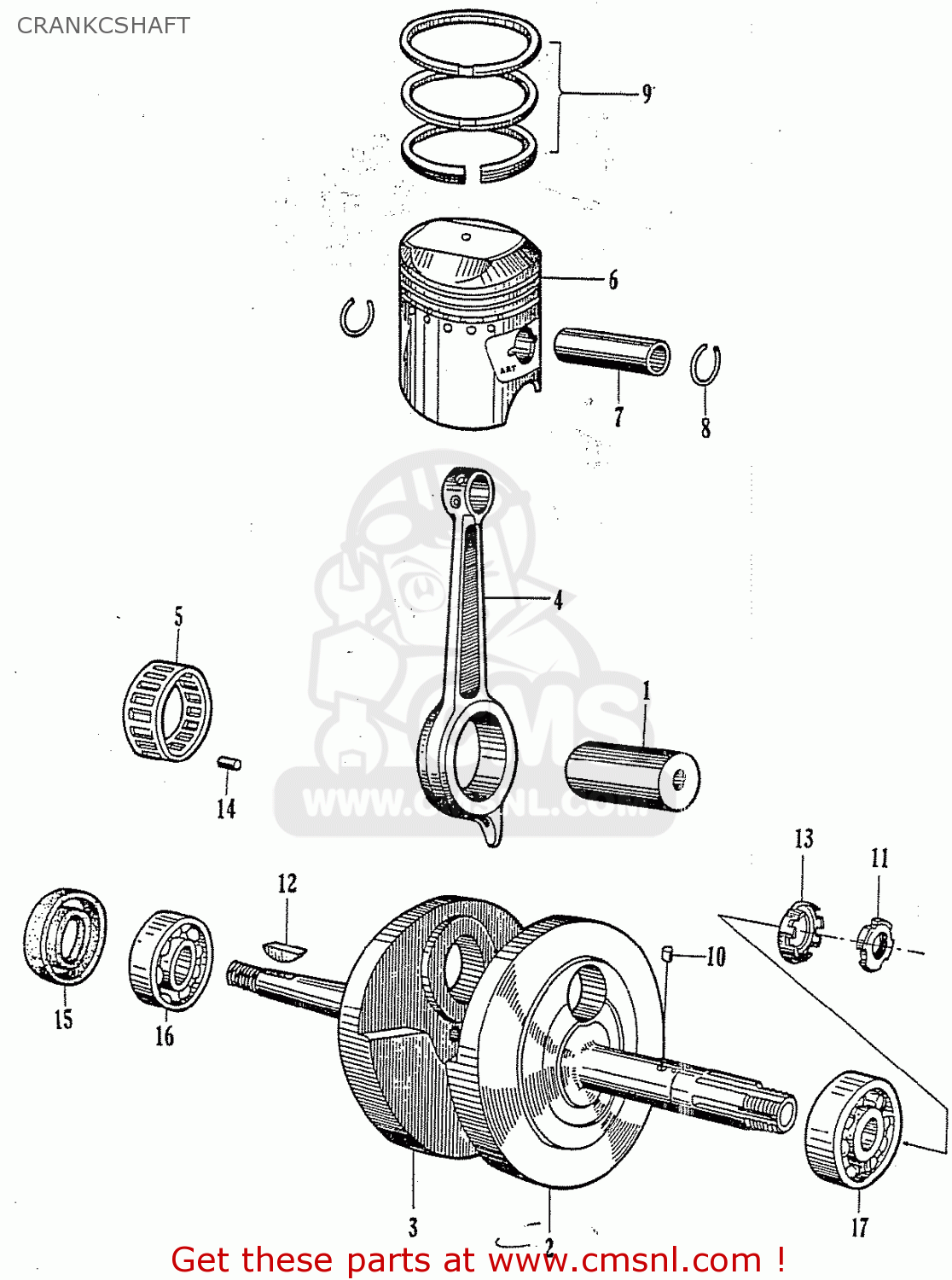 PISTON for CZ100 order at CMSNL