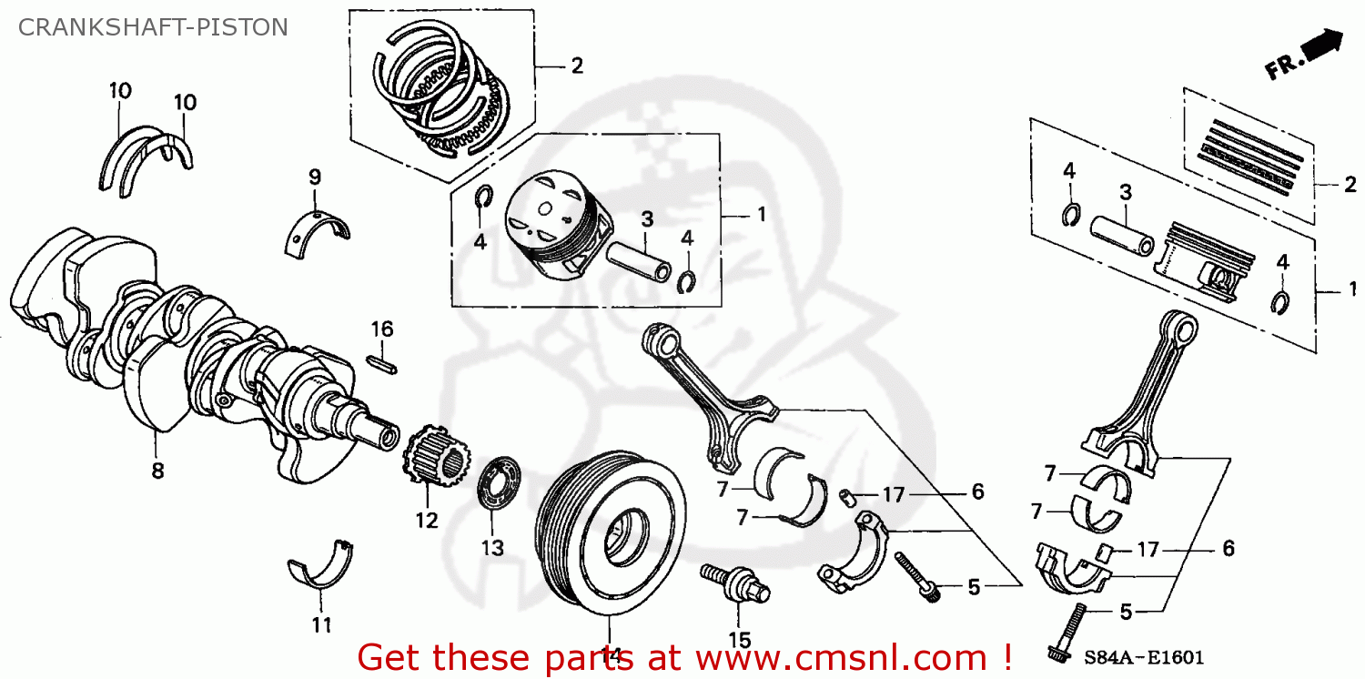 13331P8AA01 Washer,thrust Honda buy the 13331P8AA01 at CMSNL