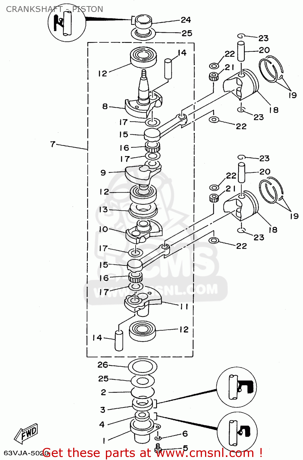 63v1151500: Seal, Labyrinth 1 Yamaha - Buy The 63v-11515-00 At Cmsnl