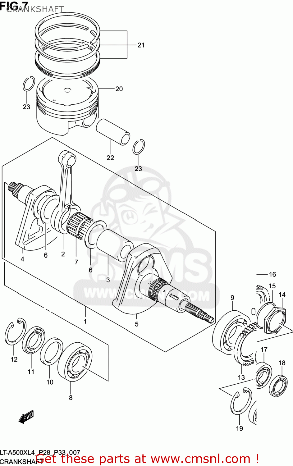 Suzuki BEARING(35X44X25) 0926335043 Suzuki BEARING(35X44X25) 0926335043