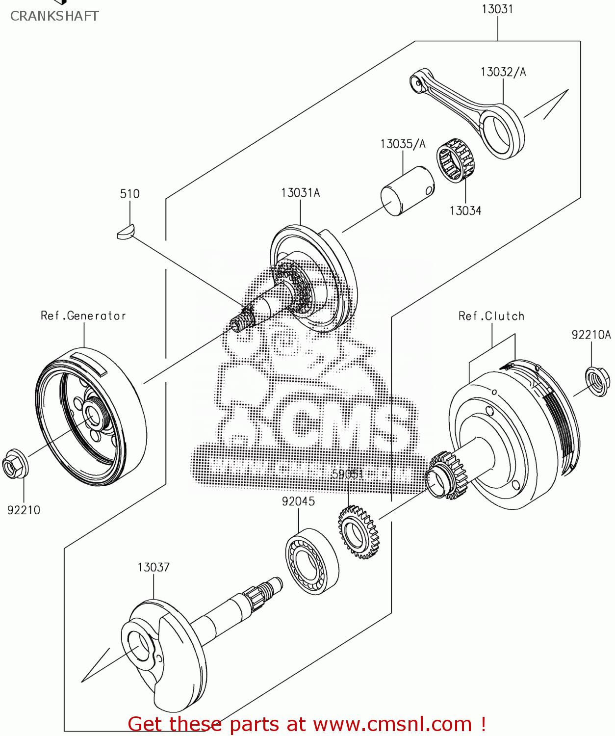 130350030 Pincrank Kawasaki buy the 130350030 at CMSNL