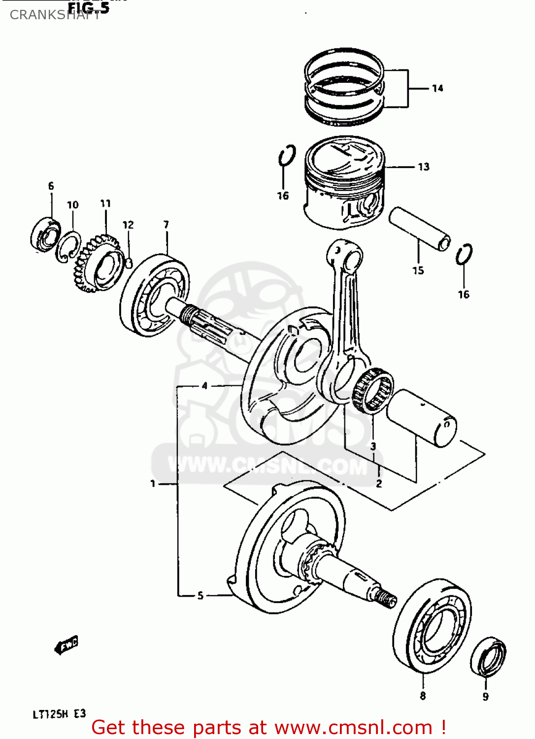 1210505820 Connecting Rod Set Suzuki buy the 1210505820 at CMSNL
