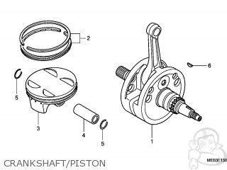 13000MENA10: Crank Shaft Comp Honda - buy the 13000-MEN-A10 at CMSNL