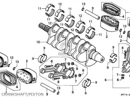 Honda nr online piston