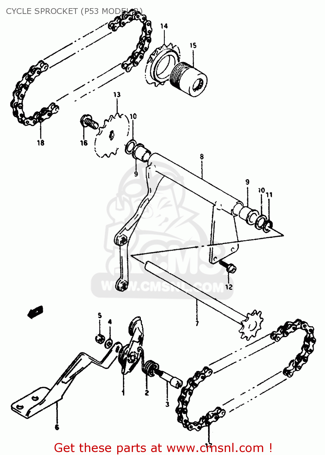 2775009E01E0Z: Braket,chain Tensioner Suzuki - buy the 27750-09E01-E0Z ...