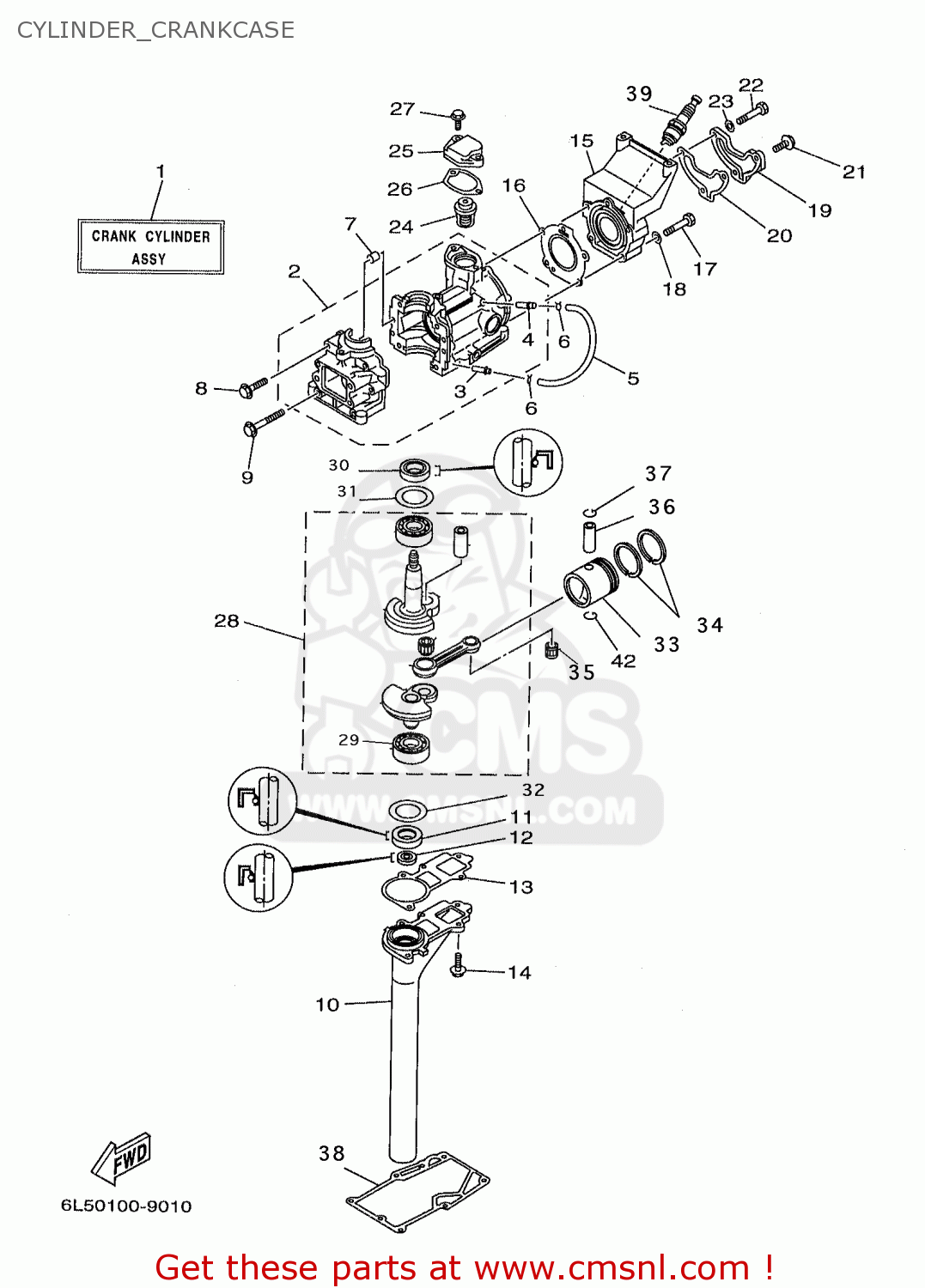 Yamaha PIN, PISTON 6L51163300