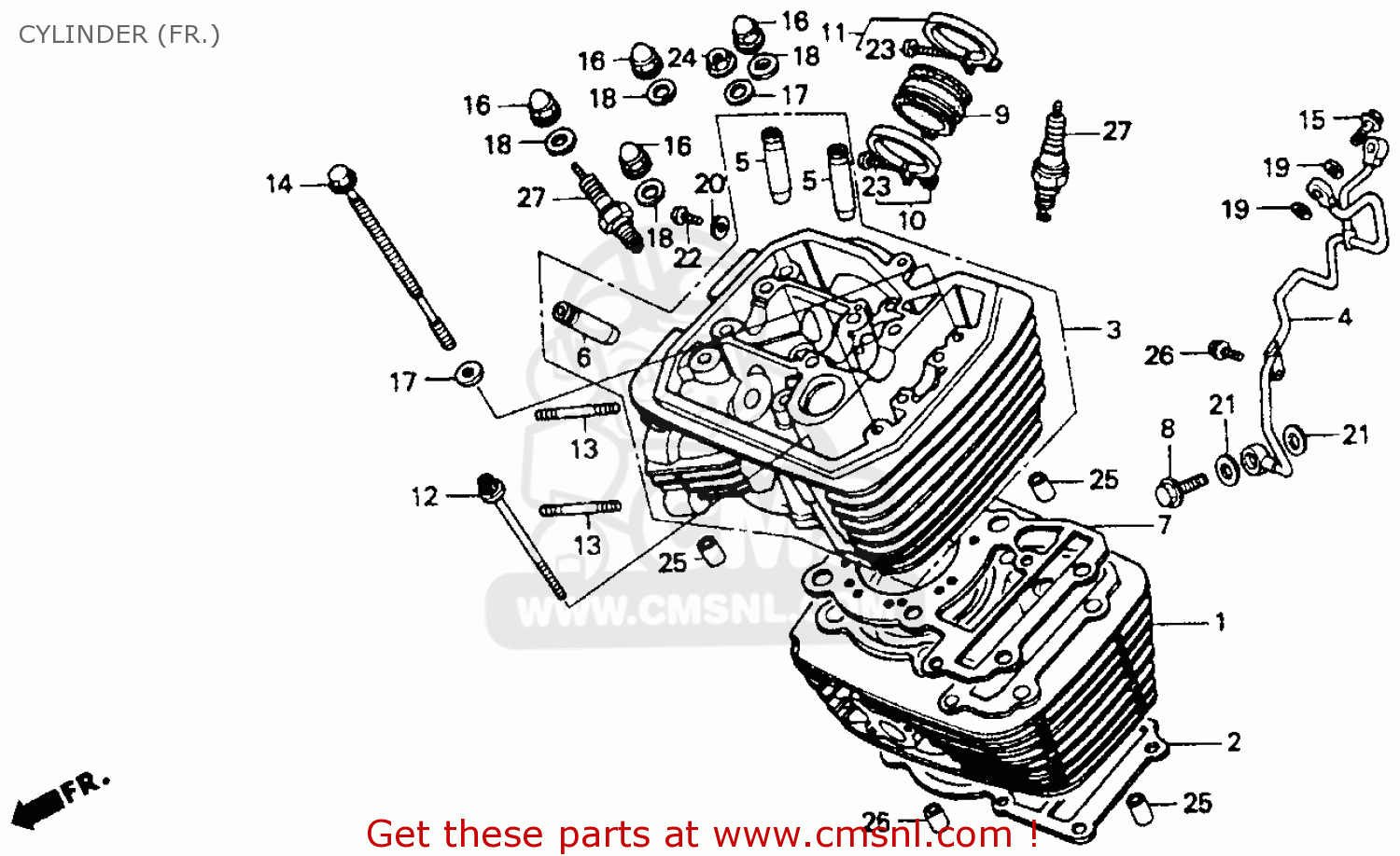 cylinder comp fro for vt600c shadow vlx 1988 (j) usa california Suzuki JR50 Engine Diagram cylinder comp fro photo