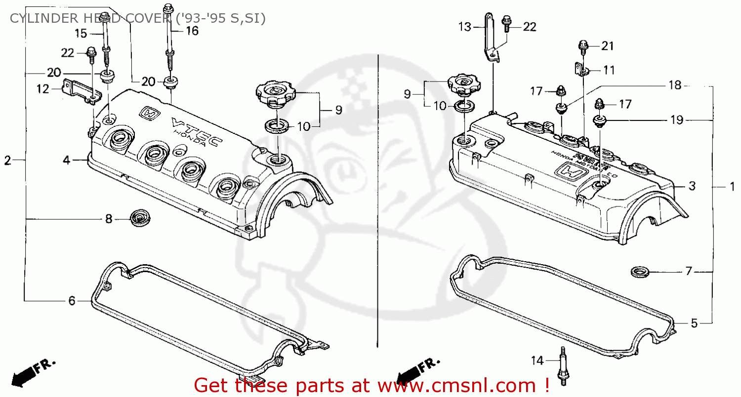 90014P07000: Bolt B,head Cover Honda - Buy The 90014-P07-000 At CMSNL