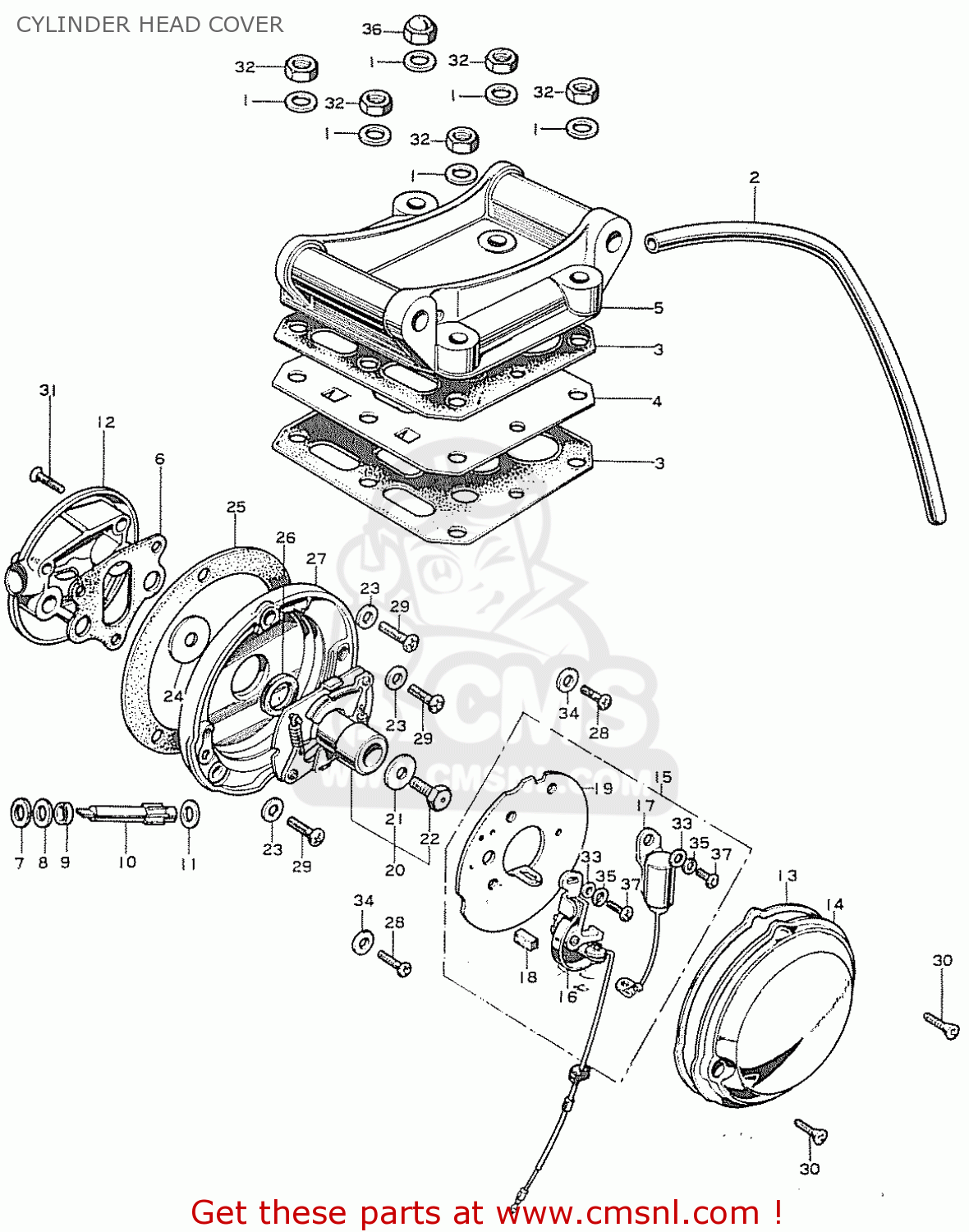 90455246304 Washer, Camshaft Thrust Honda buy the 90455246304 at CMSNL