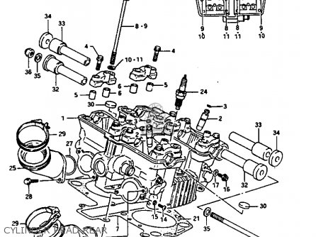 Head Assembly, Cylinder, Rear photo