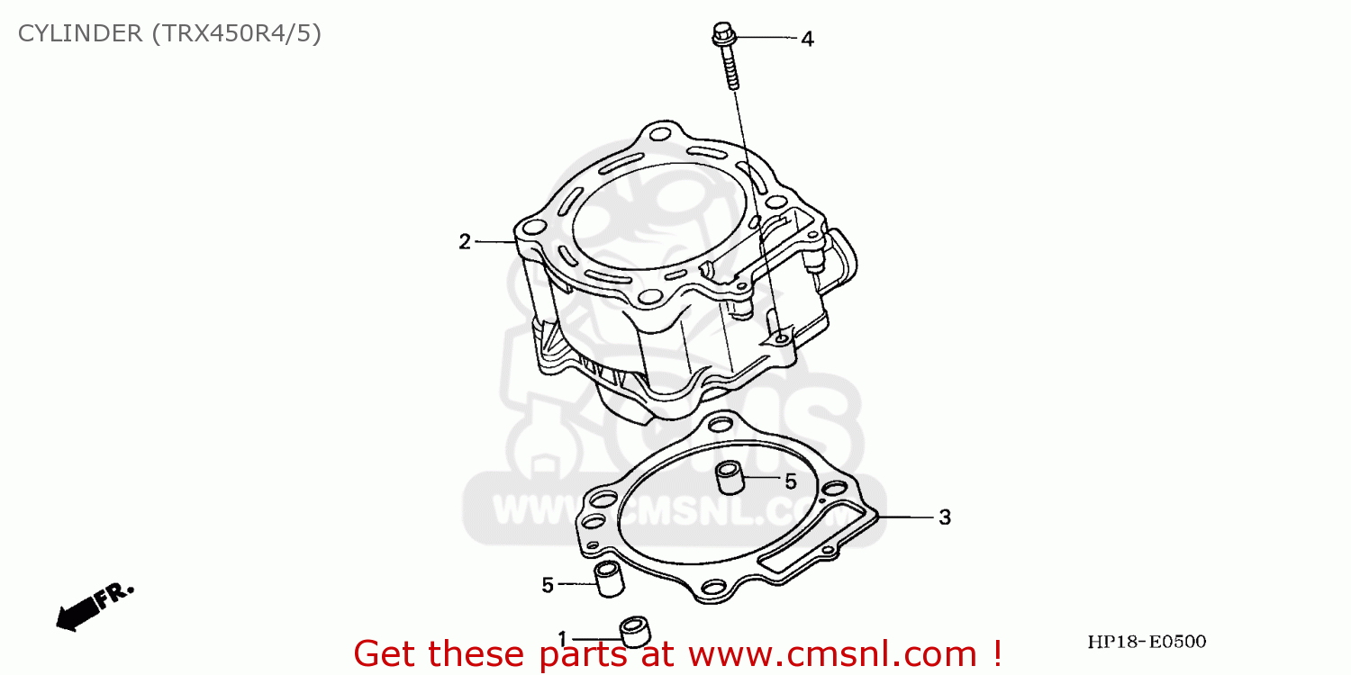 12101HP1670: Cylinder Honda - Buy The 12101-HP1-670 At CMSNL