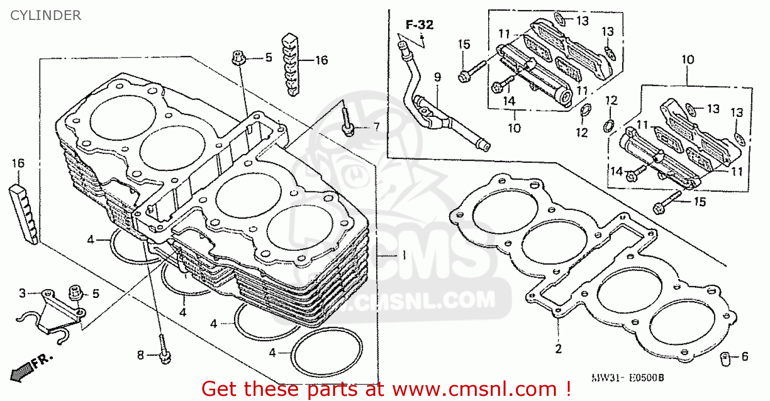 12195MCN720: Rubber,insert (jdm) Honda - buy the 12195-MCN-720 at CMSNL