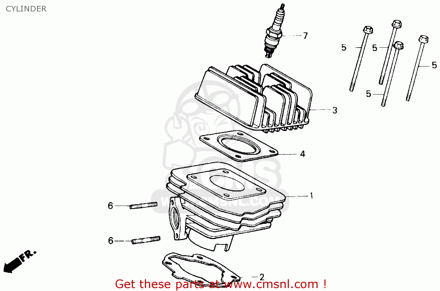 12201GN2870 Head,cylinder Honda buy the 12201GN2870 at CMSNL