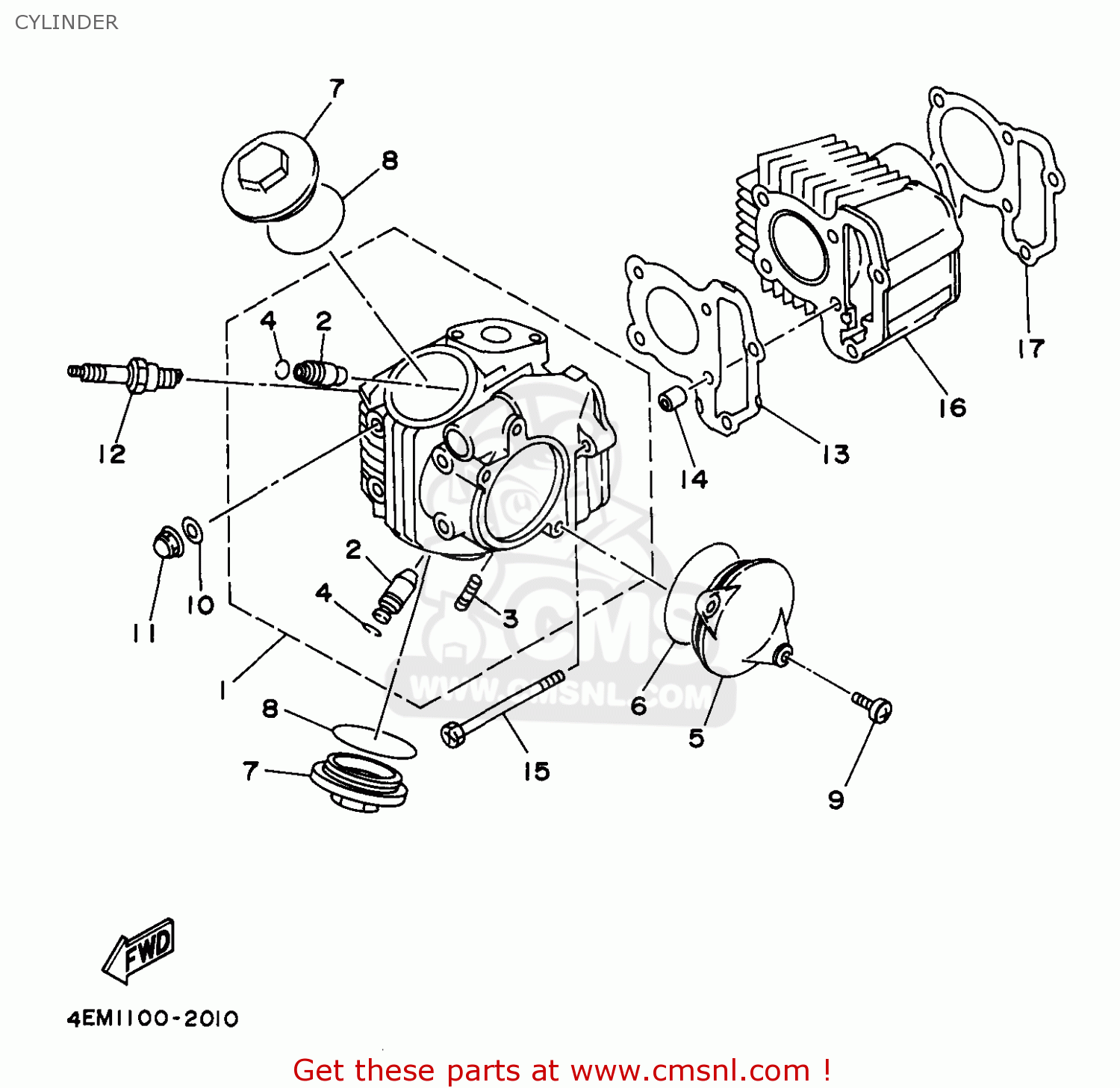 Yamaha PLUG, SPARK (U22FS-U) 9470100255