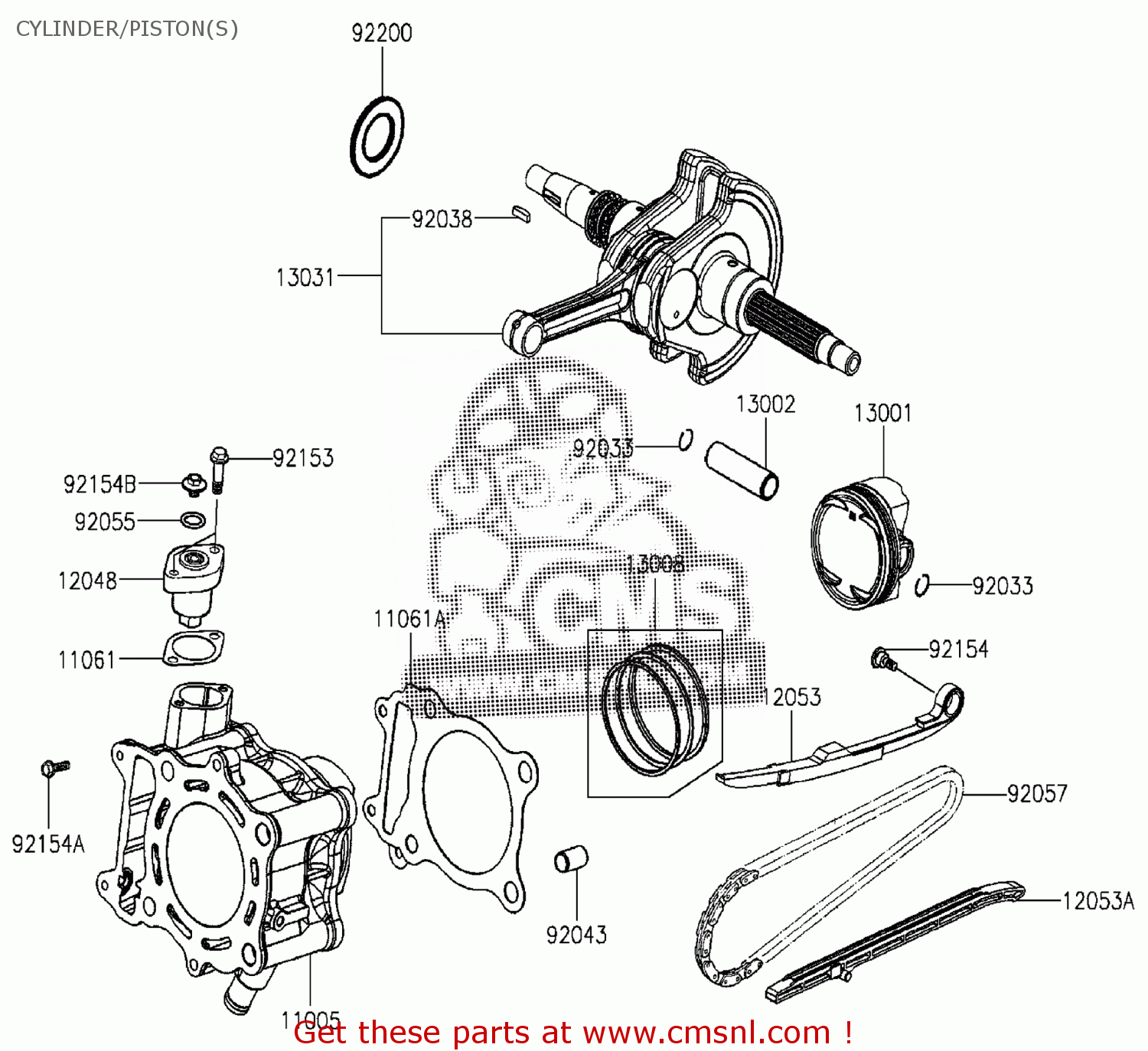 92038Y002 Key,woodruff Kawasaki buy the 92038Y002 at CMSNL