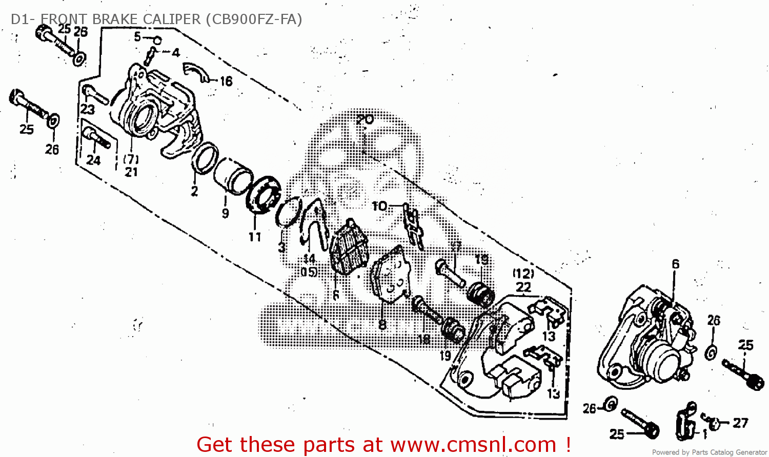 Honda PAD COMP. (MCA) 45105438000 Honda PAD COMP. (MCA) 45105438000