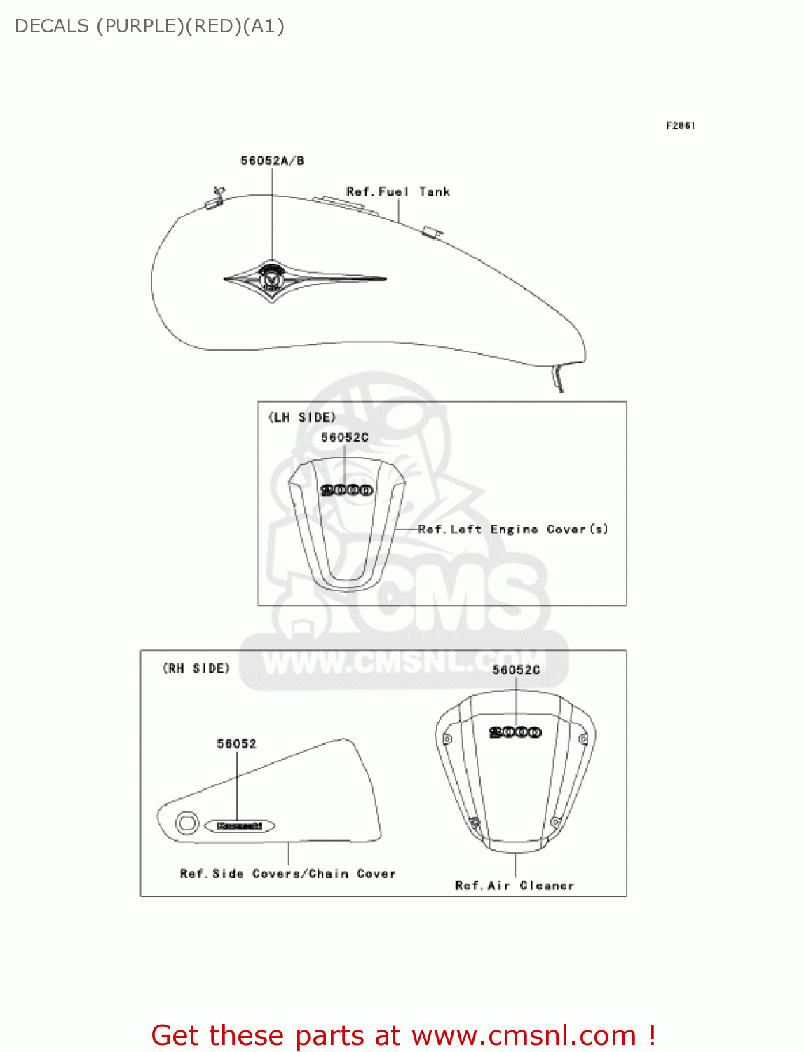 560520278 Mark,fuel Tank,rh Kawasaki buy the 560520278 at CMSNL
