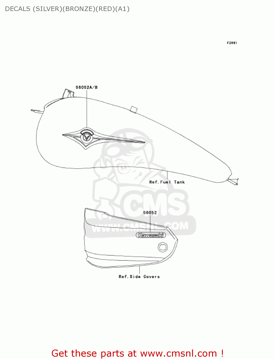 560521883 Mark,fuel Tank,lh Kawasaki buy the 560521883 at CMSNL