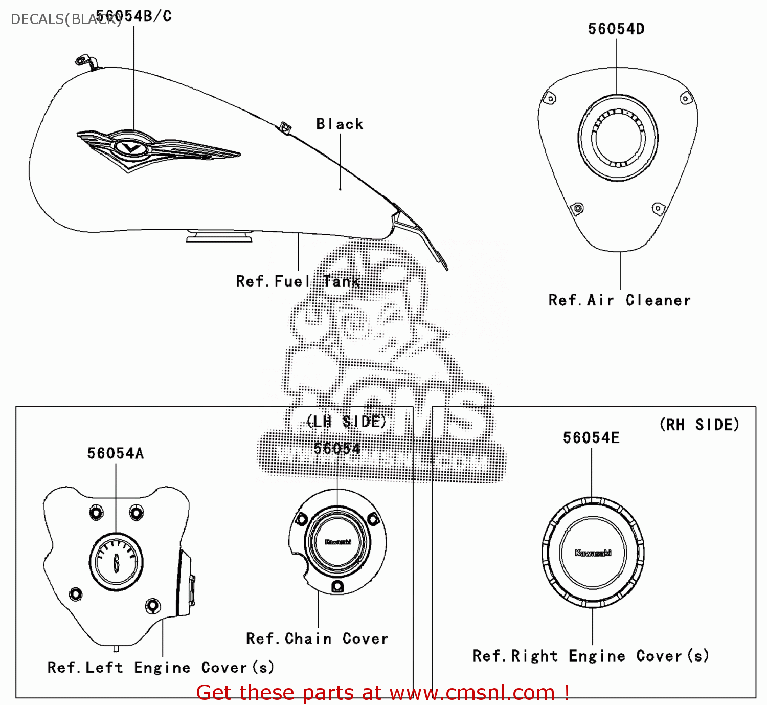 560540330 Mark,fuel Tank,lh Kawasaki buy the 560540330 at CMSNL