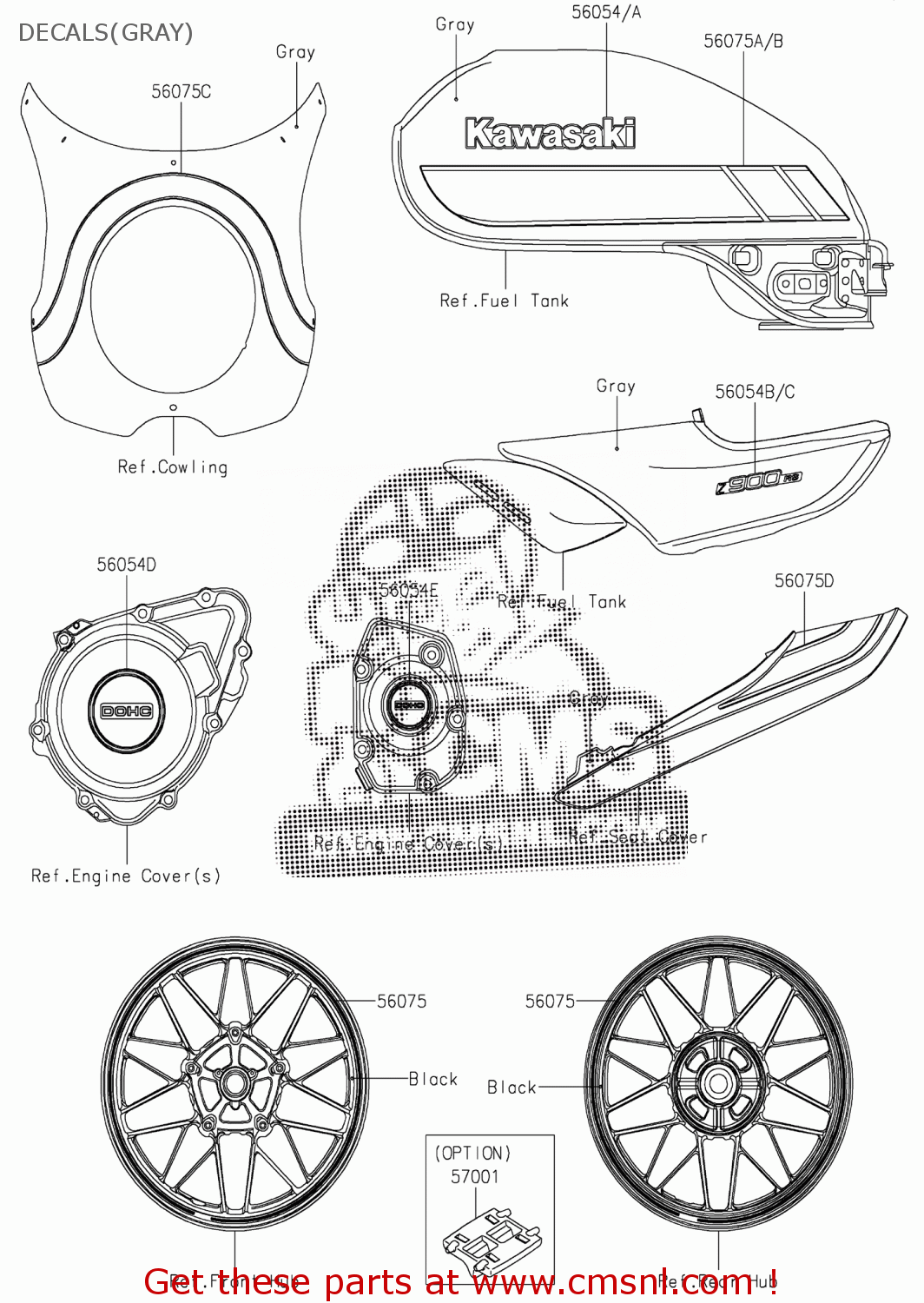 Kawasaki MARK,DOHC,63MM,3D 560542418 Kawasaki MARK,DOHC,63MM,3D 560542418