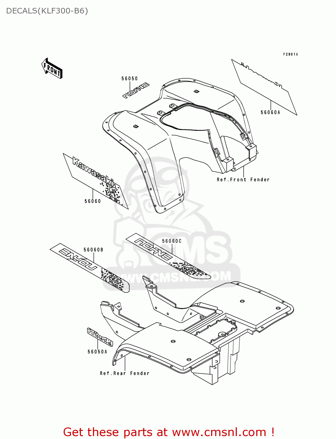 560501845 Differential Mark Kawasaki buy the 560501845 at CMSNL