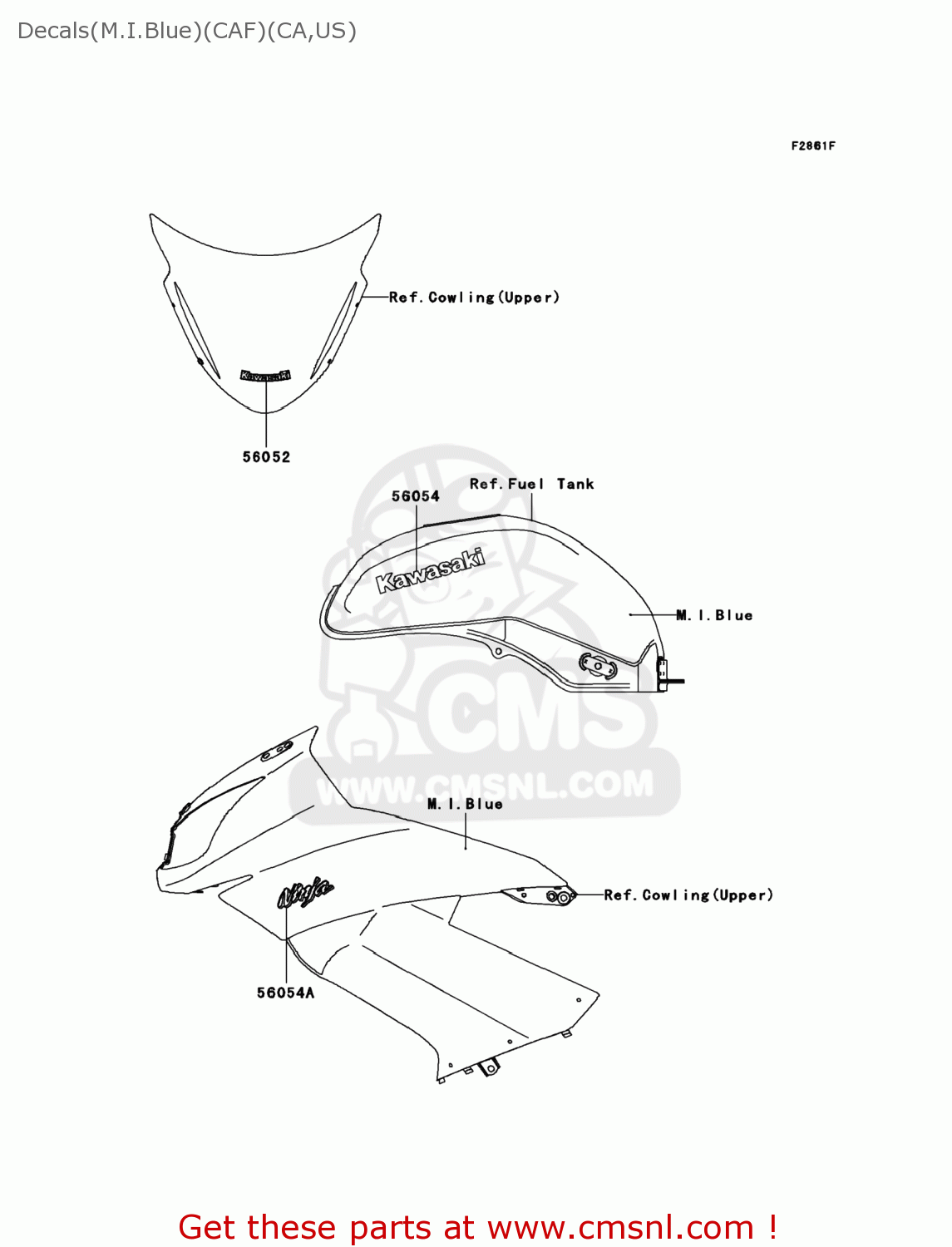 560540537 Mark,fuel Tank,kawasa Kawasaki buy the 560540537 at CMSNL