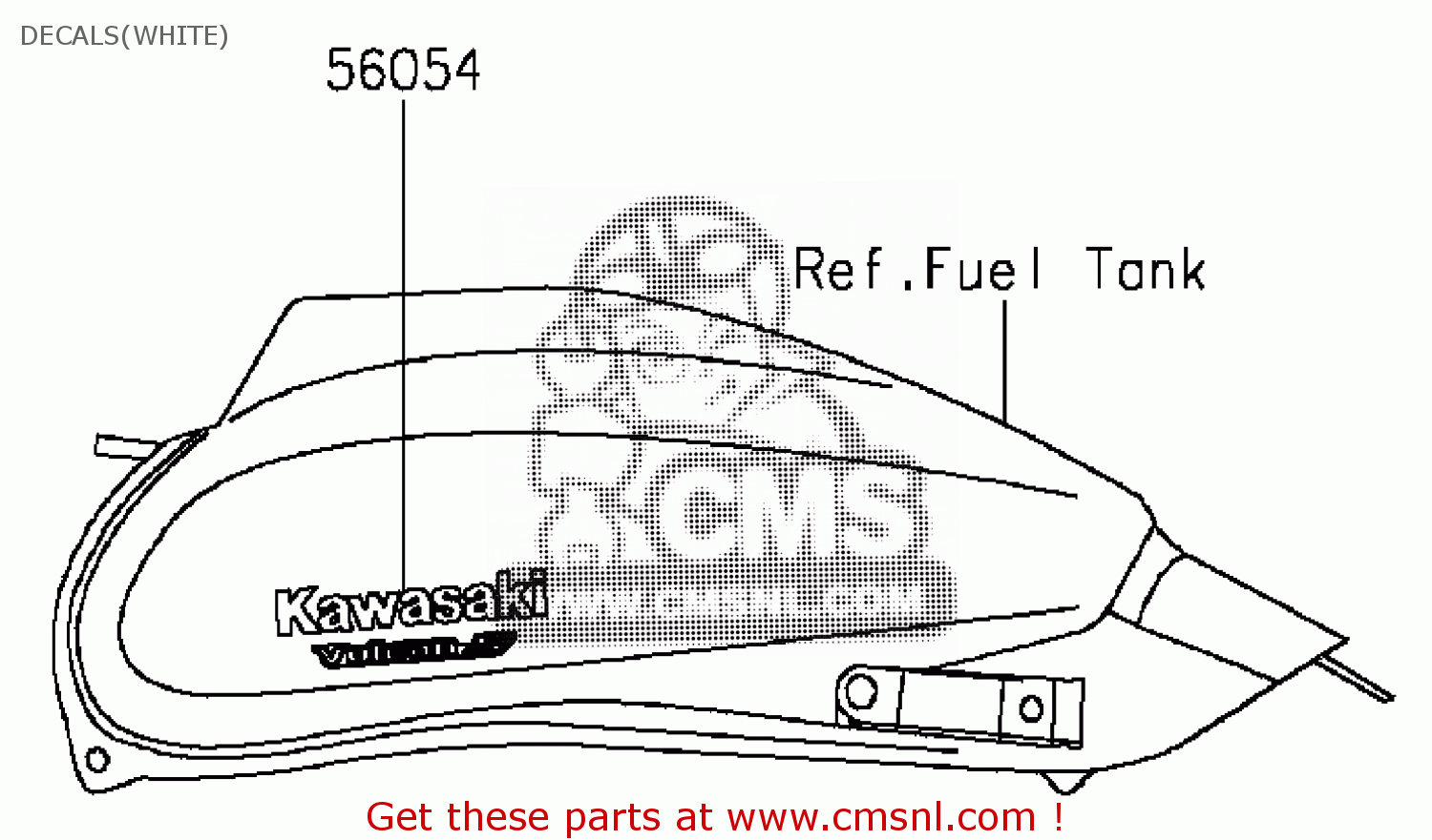 560541857 Mark,fuel Tank,kawasa Kawasaki buy the 560541857 at CMSNL