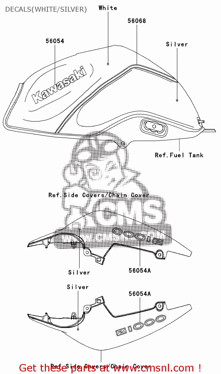560540347 Mark,fuel Tank,kawasa Kawasaki buy the 560540347 at CMSNL