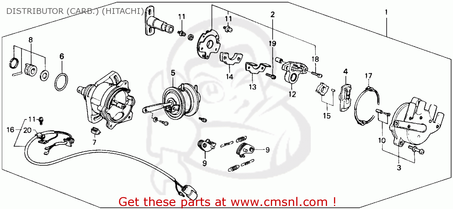 30126PH2005 Reluctor Set Honda buy the 30126PH2005 at CMSNL