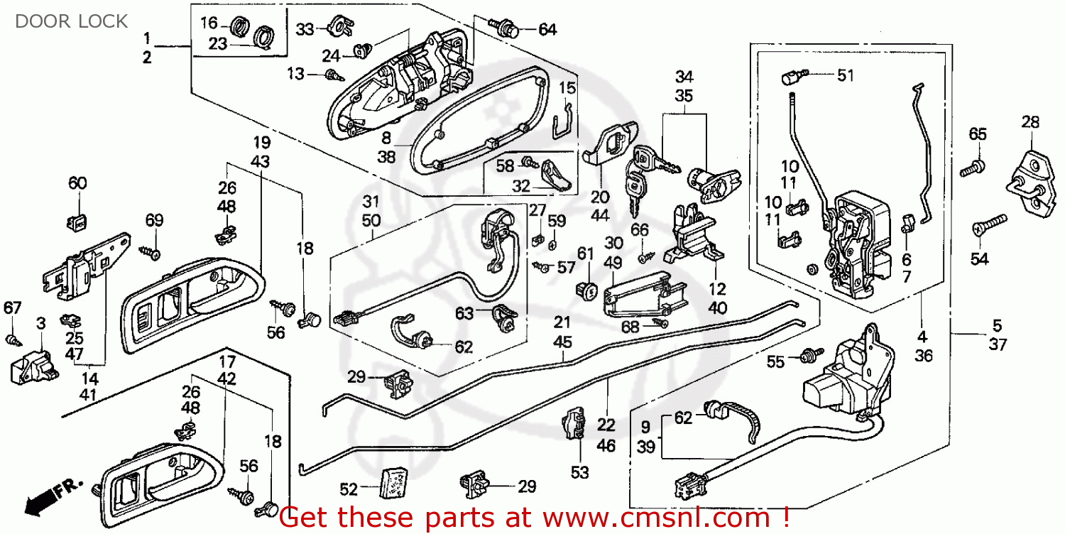 72130SV4A01: Protector Comp.r, Honda - buy the 72130-SV4-A01 at CMSNL