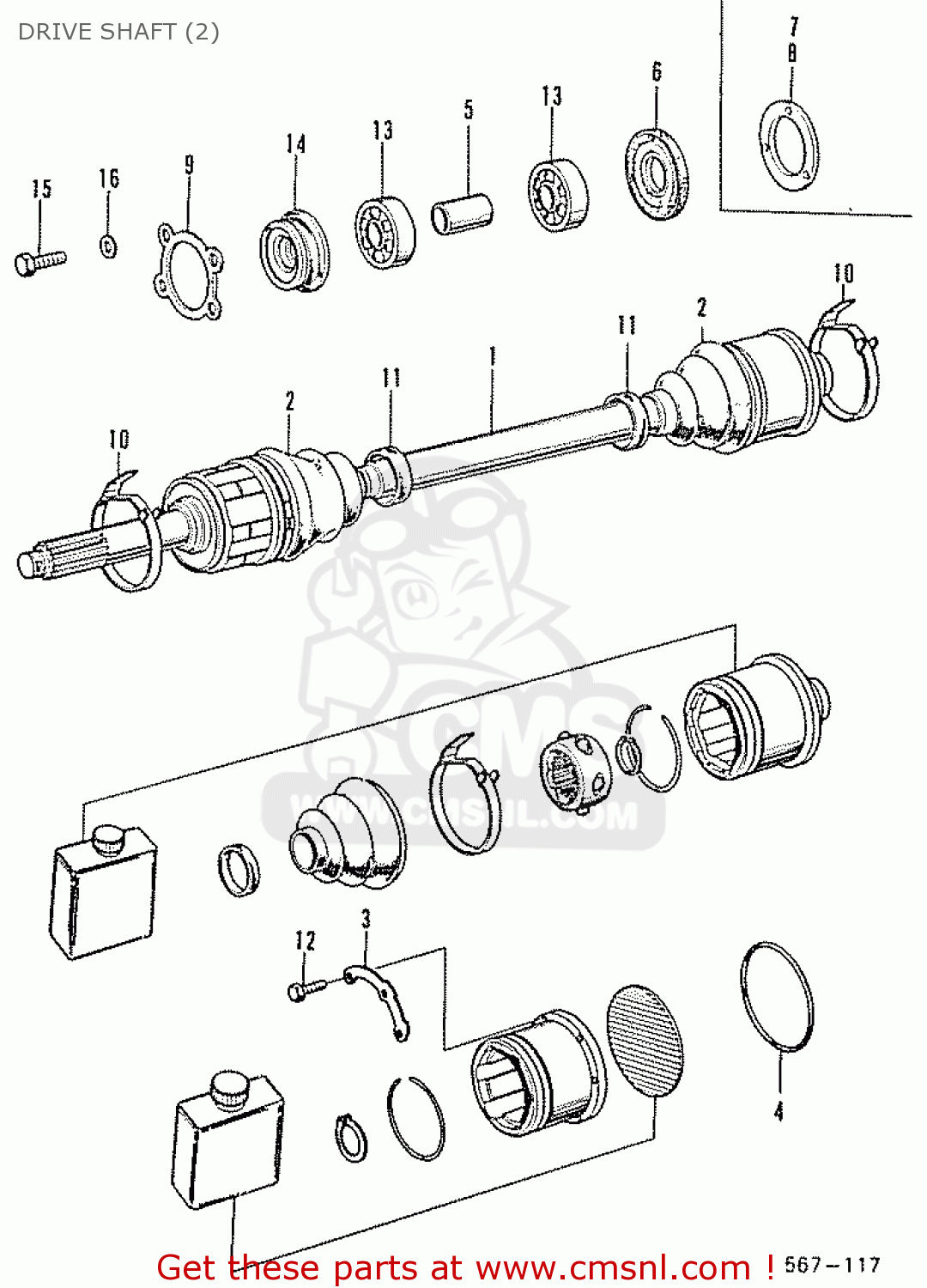 O RING,695X2 (JDM) for TN360 MINI TRUCKS - order at CMSNL