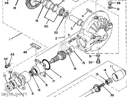 Rear Axle Gear Case Assembly (3j2-46101-n0) photo
