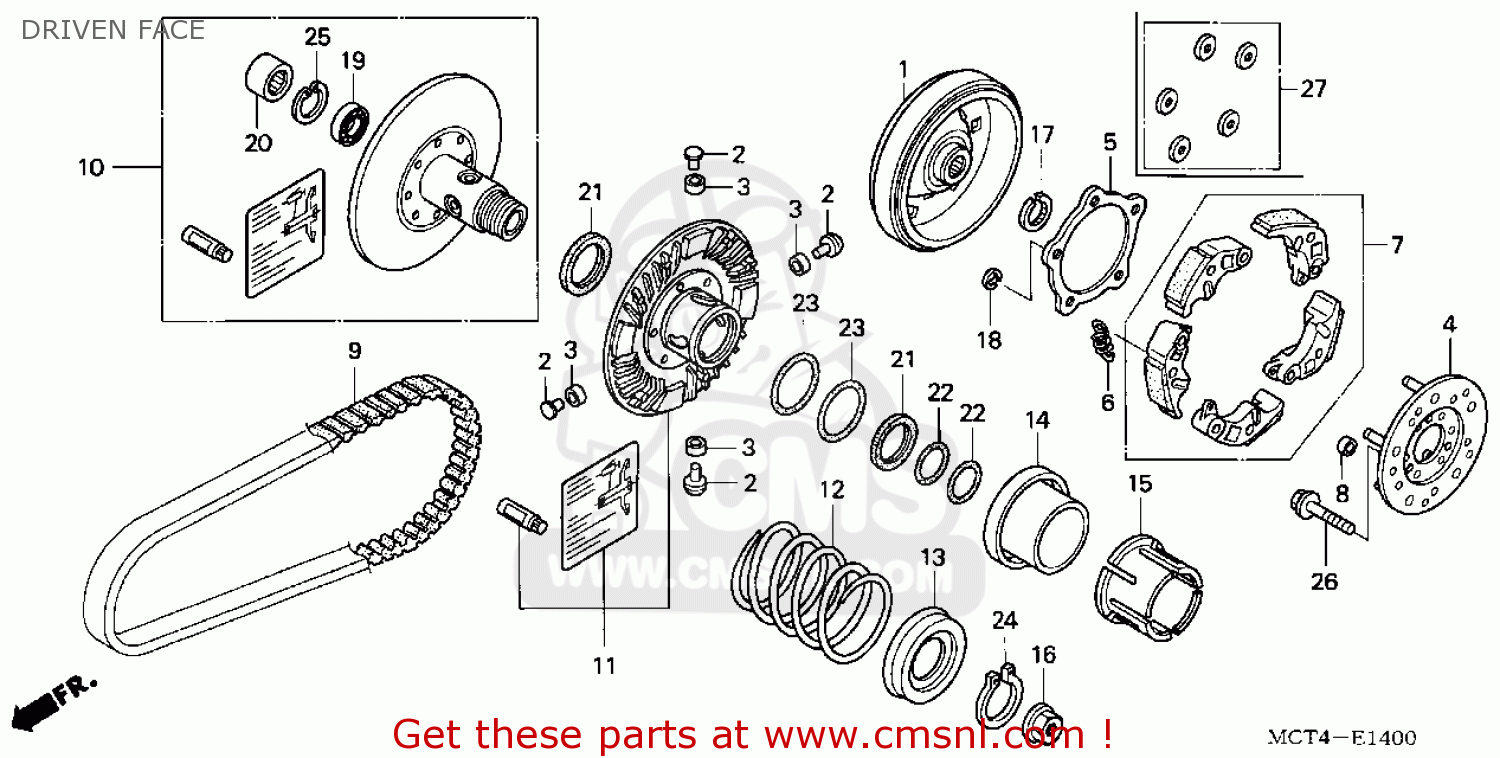 22535MCT305: Weight Set,clutch Honda - buy the 22535-MCT-305 at CMSNL