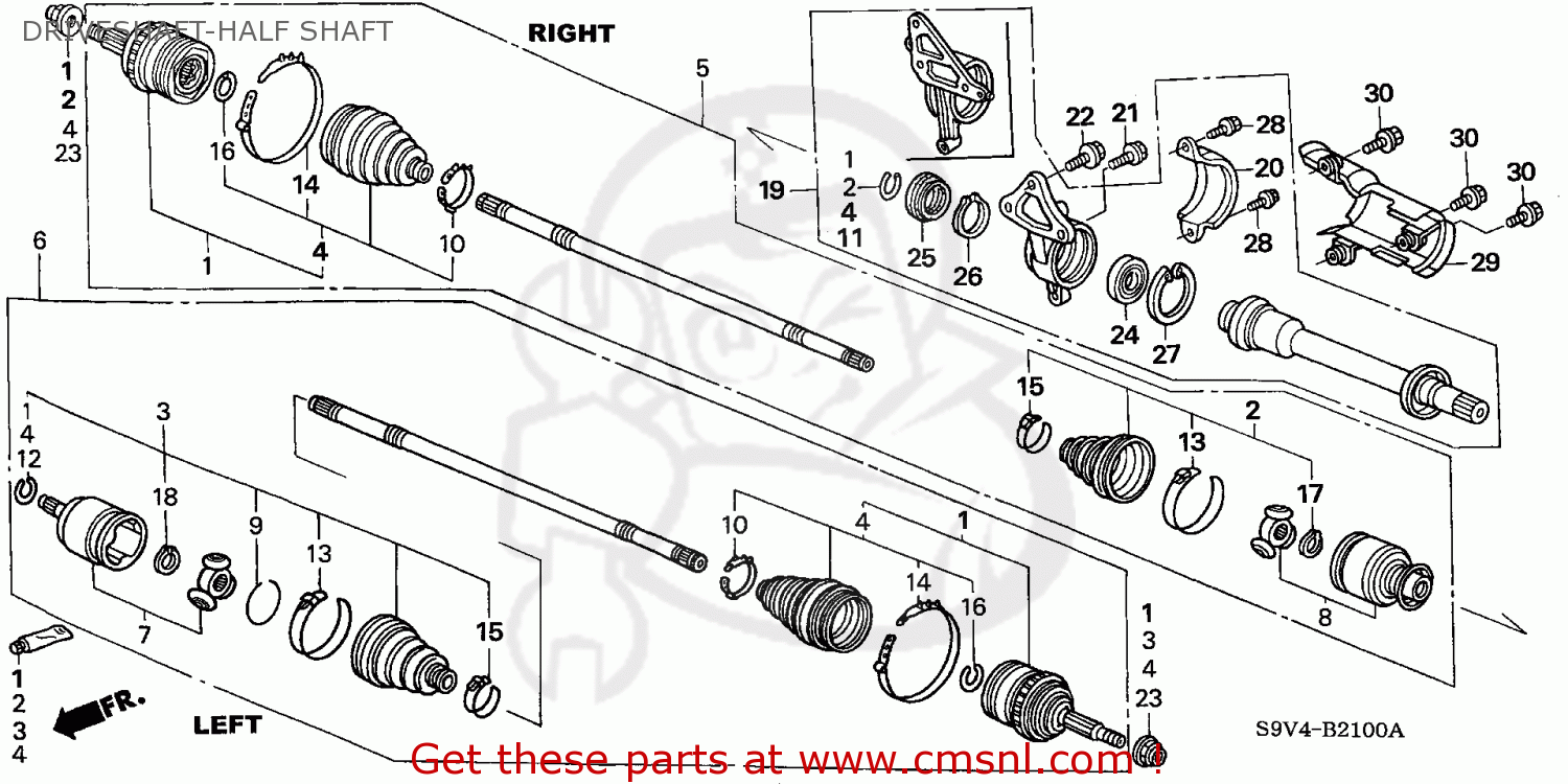 90305S3VA11: Nut,spindle Honda - buy the 90305-S3V-A11 at CMSNL