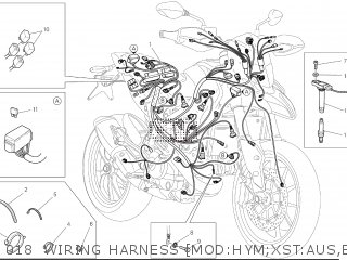 018  WIRING HARNESS [MOD:HYM;XST:AUS,EUR,FRA,JAP,TWN] - HYM 2015 EU (HYPERMOTARD) D180-00015