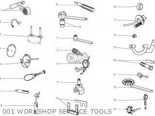 001 WORKSHOP SERVICE TOOLS - HYM1100 2008 EU (HYPERMOTARD 1100) 9151-2582A