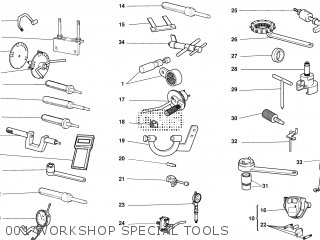 001 WORKSHOP SPECIAL TOOLS - M1000 2004 USA (MONSTER 1000) 9151-1961A