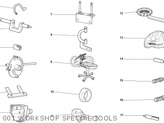 001 WORKSHOP SPECIAL TOOLS - MS4RS 2006 USA (MONSTER S4RS) 9151-2411A