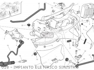 018 - IMPIANTO ELETTRICO SINISTRO - SBK1199 2013 MY13 (SUPERBIKE 1199 PANIGALE R) D150-00013