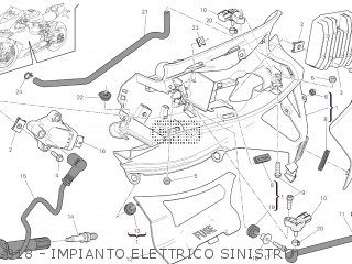 018 - IMPIANTO ELETTRICO SINISTRO - SBKPANIGALER 2017 USA (SUPERBIKE PANIGALE R) D220-00017