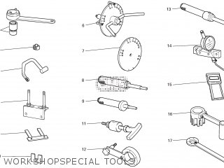 WORKSHOPSPECIAL TOOLS - STST4S 2005 USA (SPORTTOURING ST4S ABS) 9151-1632C