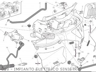 018 - IMPIANTO ELETTRICO SINISTRO - SUPERBIKE 2016 MY16 (SUPERBIKE 1299 ABS) D220-00016