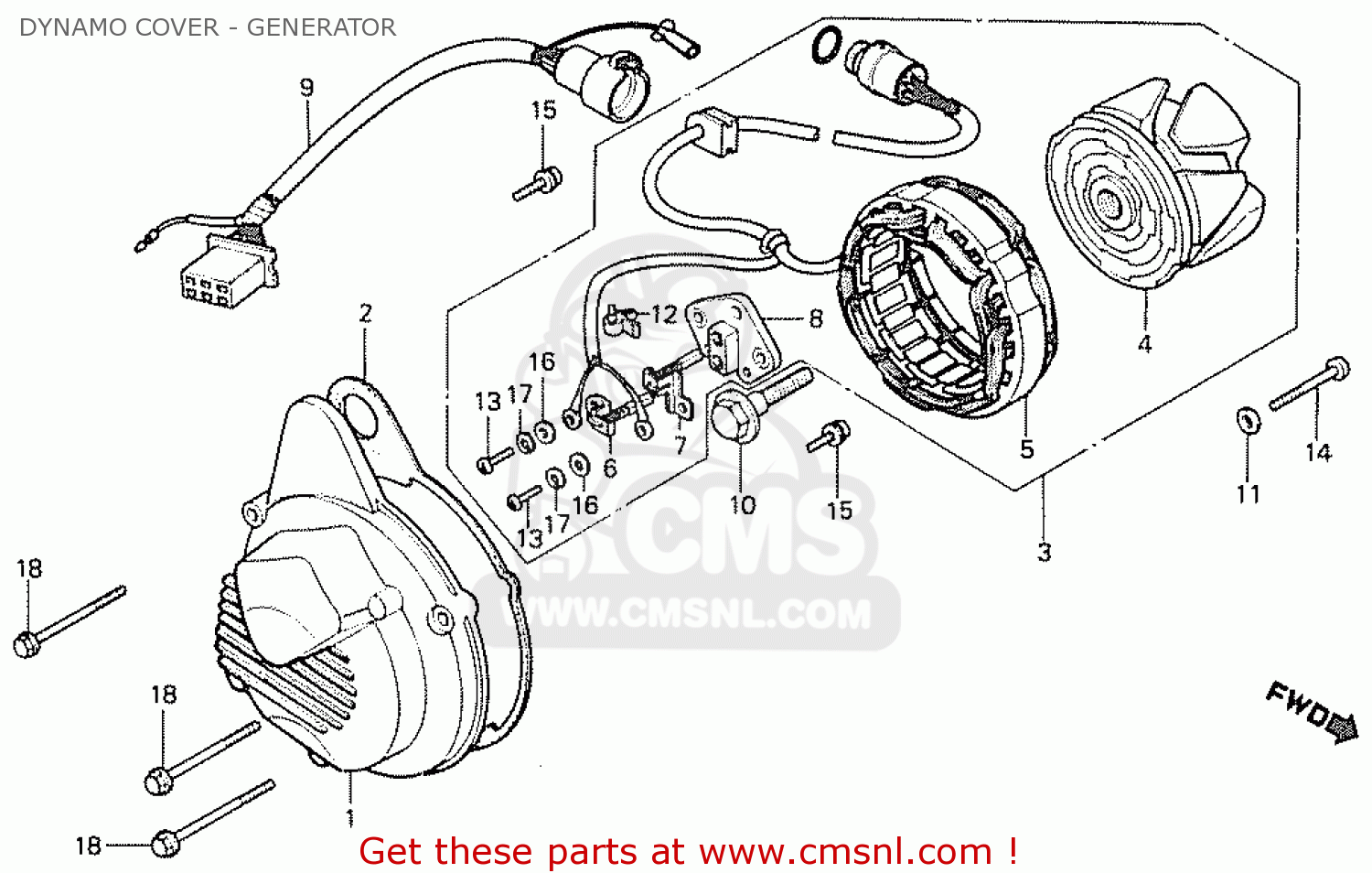 A C Generator For Cb1100rbi Australia 13ma3b24 Order At Cmsnl