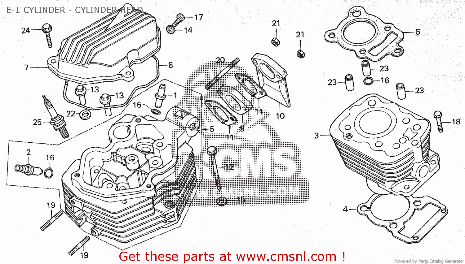 Honda GASKET,CYLIN HEAD (MCA) 12251397010