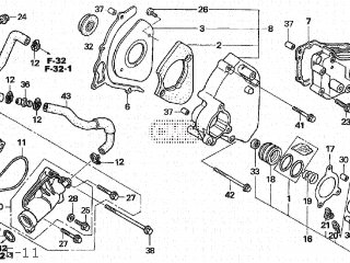 COVER,WATER PUMP for CB1300 SUPER FOUR 2005 (5) JAPAN SC54-120