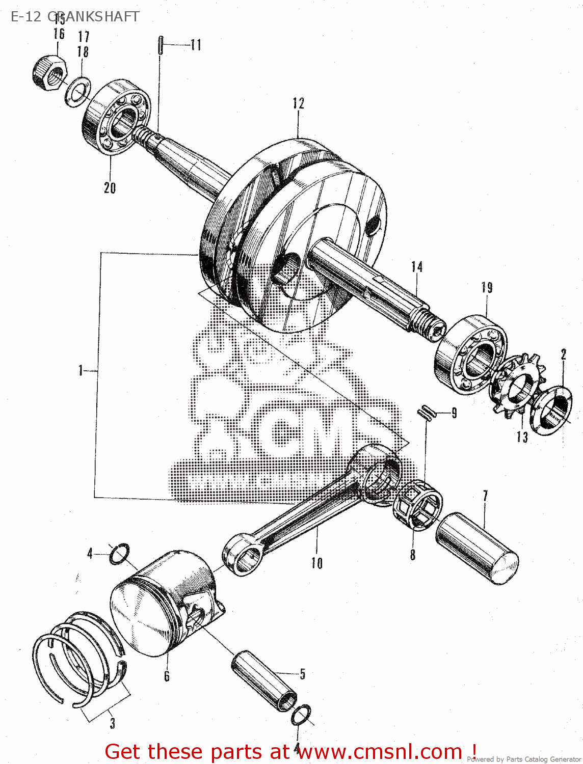 90721816000: Pin,knock,3x5 Honda - buy the 90721-816-000 at CMSNL