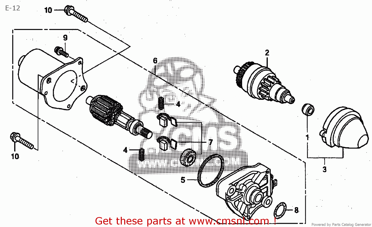 Honda FRONT BRKT.COMP. 31213GFM971 Honda FRONT BRKT.COMP. 31213GFM971